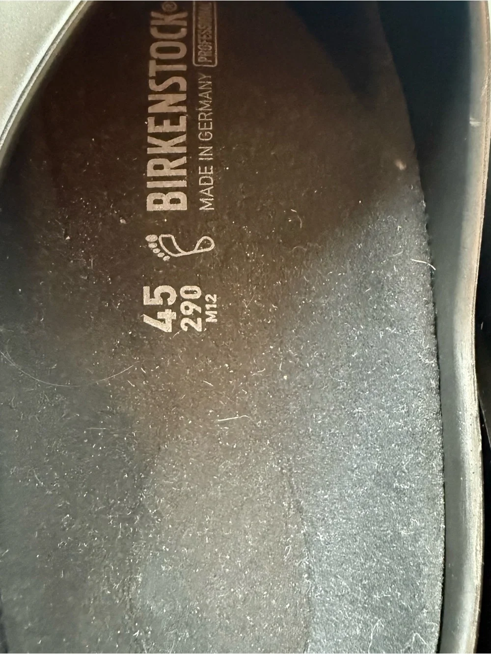 Birkenstock Black Professional Slip-On Clog Platform Mule